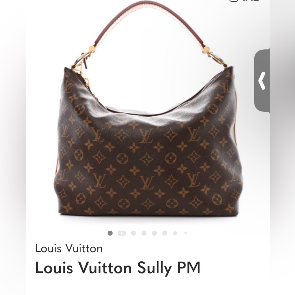 Louis Vuitton Sully PM Hobo Bag in Brown Monogram